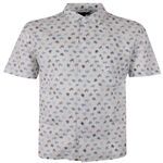 GAZMAN LINEN BLEND TURTLE S/S SHIRT-shirts casual & business-BIGGUY.COM.AU