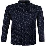 BEN SHERMAN STRIPPLE L/S SHIRT-shirts casual & business-BIGGUY.COM.AU