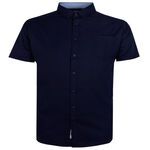 DUKE JAMES OXFORD S/S SHIRT -shirts casual & business-BIGGUY.COM.AU