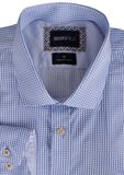 BROOKSFIELD BLUE GEOMETRIC L/S SHIRT-shirts casual & business-BIGGUY.COM.AU