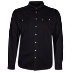 DUKE WESTERN L/S DENIM SHIRT -shirts casual & business-BIGGUY.COM.AU