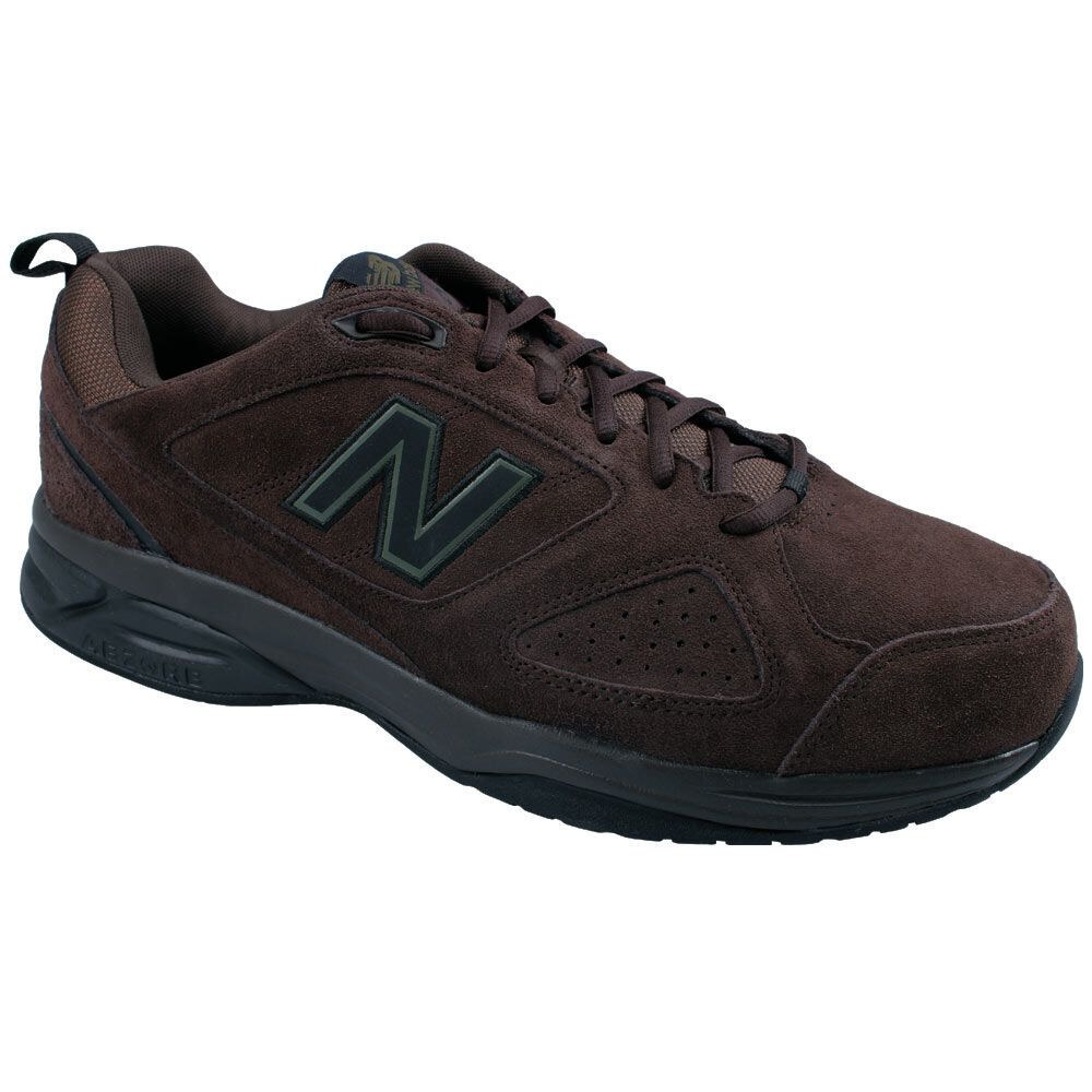 NEW BALANCE 4E BROWN TRAINER - BIG GUYS CASUAL SHOES - NEW BALANCE BSR