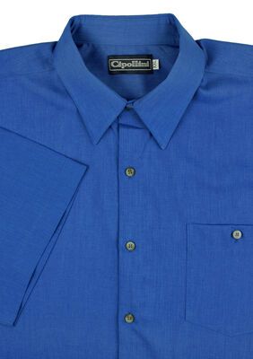 CIPOLLINI PLAIN S/S SHIRT-shirts casual & business-BIGGUY.COM.AU