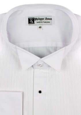 PHILLIP ANTON WING COLLAR L/S SHIRT-shirts casual & business-BIGGUY.COM.AU