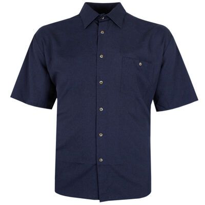 CIPOLLINI PLAIN S/S SHIRT-shirts casual & business-BIGGUY.COM.AU