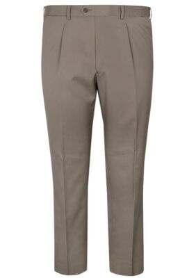 CITYCLUB  POLY/WOOL PLEAT STRETCH TROUSER-big mens basics-BIGGUY.COM.AU