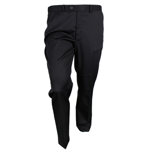 CITY CLUB POLY/WOOL FLAT FRONT TROUSER