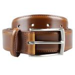 BUCKLE CASABLANCA 35MM LEATHER BELT-belts-BIGGUY.COM.AU