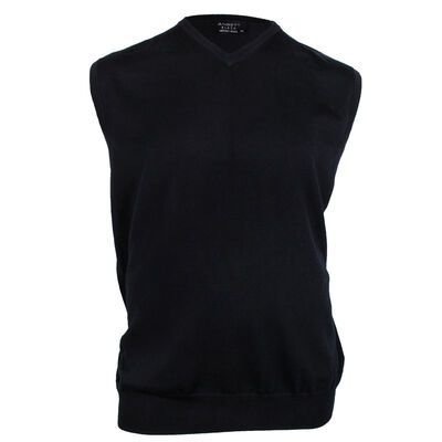 ANSETT MERINO V NECK VEST-knitwear-BIGGUY.COM.AU