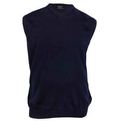 ANSETT MERINO V NECK VEST-knitwear-BIGGUY.COM.AU