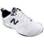 NEW BALANCE 6E WHITE TRAINER-footwear-BIGGUY.COM.AU