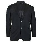 DANIEL HECHTER 40102 SELF STRIPE CHARCOAL COAT-sale clearance-BIGGUY.COM.AU