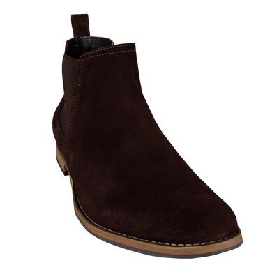 SLATTERS NEMESIS ELASTIC SIDE SUEDE BOOT-footwear-BIGGUY.COM.AU