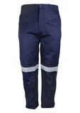 PRIME DRILL TROUSER WITH REFLECTIVE TAPE-trousers-BIGGUY.COM.AU