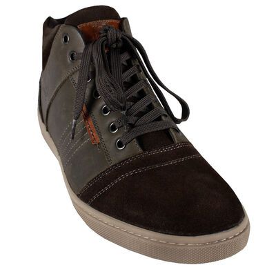 SLATTERS HI-CUT CASUAL LACE UP SHOE-footwear-BIGGUY.COM.AU