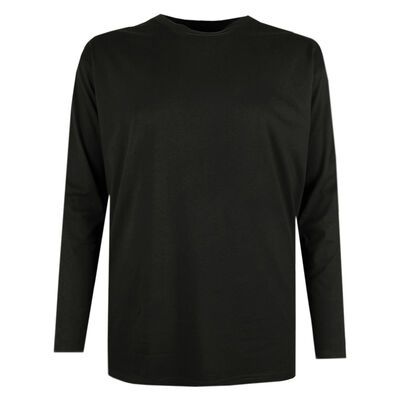 BRONCO PLAIN LONG SLEEVE TSHIRT-tshirts & tank tops-BIGGUY.COM.AU