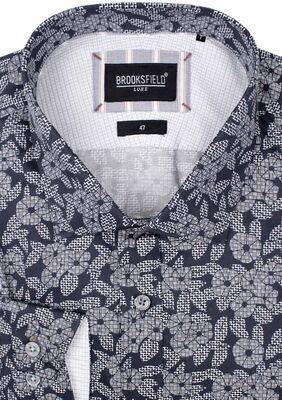 BROOKSFIELD ABSTRACT TALL L/S SHIRT-sale clearance-BIGGUY.COM.AU
