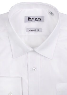 BOSTON 5WT EASY CARE L/S SHIRT-big mens basics-BIGGUY.COM.AU