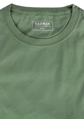 GAZMAN BASIC CREW 22 S/S T-SHIRT-tshirts & tank tops-BIGGUY.COM.AU