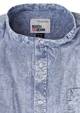 NORTH 56° DENIM WASHED S/S SHIRT -sale clearance-BIGGUY.COM.AU