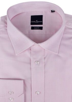 DANIEL HECHTER TALL MINI CHECK L/S SHIRT-tall range-BIGGUY.COM.AU