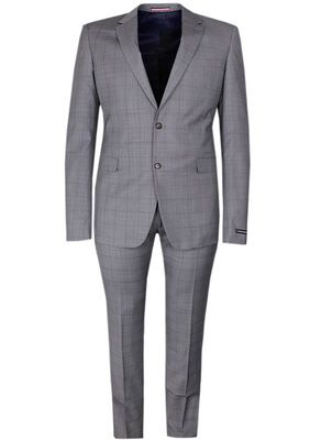 DANIEL HECHTER 2 PIECE CHECK SUIT-sale clearance-BIGGUY.COM.AU