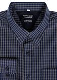 PERRONE DOUBLE CHECK L/S SHIRT -shirts casual & business-BIGGUY.COM.AU