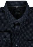PERRONE OPEN DOT L/S SHIRT -shirts casual & business-BIGGUY.COM.AU