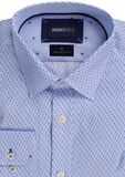 BROOKSFIELD GEOMETRIC LINE L/S SHIRT -shirts casual & business-BIGGUY.COM.AU