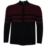 KAM KNIT INTERLOCK DETAIL CARDIGAN -sale clearance-BIGGUY.COM.AU