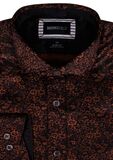 BROOKSFIELD TALL FLORAL L/S SHIRT-tall range-BIGGUY.COM.AU