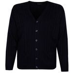 ANSETT CABLE KNIT CARDIGAN-knitwear-BIGGUY.COM.AU