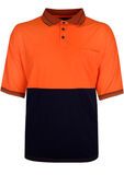 PRIME MOVER HI VIS S/S POLO -workwear-BIGGUY.COM.AU