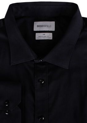 BROOKSFIELD STAPLE II PERFORM L/S SHIRT-shirts casual & business-BIGGUY.COM.AU
