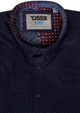 DUKE MICRO SPARKLE S/S SHIRT-shirts casual & business-BIGGUY.COM.AU