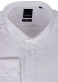 DANIEL HECHTER WHITE DOBBY L/S SHIRT-shirts casual & business-BIGGUY.COM.AU