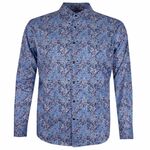 JIMMY STUART FLOWER L/S SHIRT -shirts casual & business-BIGGUY.COM.AU