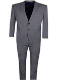 DANIEL HECHTER PRINCE WOOL CHECK SUIT-suits-BIGGUY.COM.AU