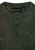 KAM HENLEY SLUB T-SHIRT-tshirts & tank tops-BIGGUY.COM.AU