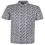 GAZMAN LINEN PALM S/S SHIRT-shirts casual & business-BIGGUY.COM.AU