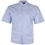 CIPOLLINI GINGHAM TWO POCKET S/S SHIRT-shirts casual & business-BIGGUY.COM.AU