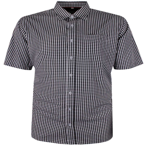 PERRONE BAMBOO BLEND GINGHAM S/S SHIRT