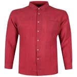 GAZMAN FRENCH LINEN L/S SHIRT-shirts casual & business-BIGGUY.COM.AU