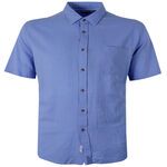 GAZMAN WASHED LINEN BLEND S/S SHIRT-shirts casual & business-BIGGUY.COM.AU