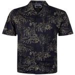 GAZMAN GREEN PALM S/S SHIRT-shirts casual & business-BIGGUY.COM.AU