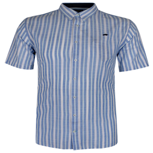 RAGING BULL TEAL STRIPE S/S SHIRT