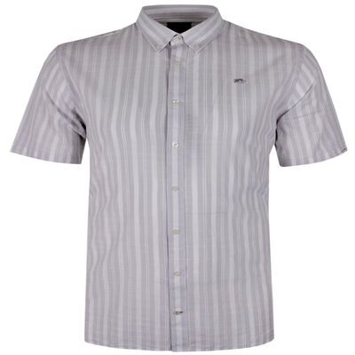 RAGING BULL VERTICAL STRIPE S/S SHIRT -sale clearance-BIGGUY.COM.AU