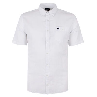 RAGING BULL CASUAL LINEN BLEND S/S SHIRT-sale clearance-BIGGUY.COM.AU