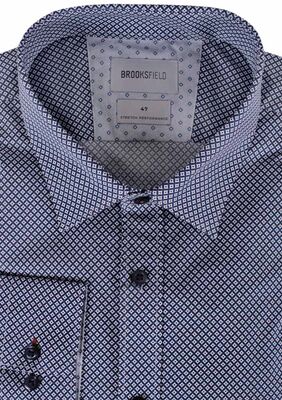 BROOKSFIELD GEO STAR-DIAMOND L/S SHIRT -sale clearance-BIGGUY.COM.AU