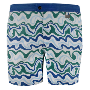 COAST SWIRL PALM BATHER SHORTS